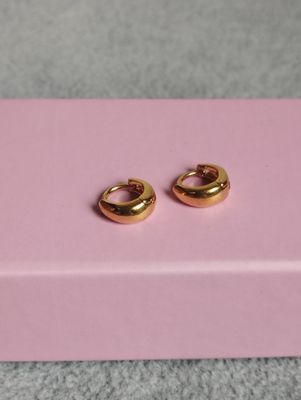 Donatella hoop earrings - 0.7 cm for upper lobe piercings_img_1