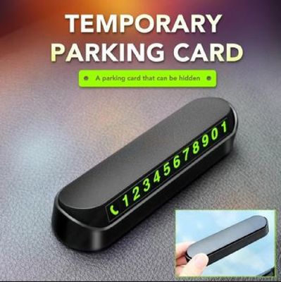 Phone Number In The Car Bulldog Temporary Parking Card Night Luminous Phone Number Car Plate Car Accessories Styling Car Sticker By Zikra Exclusive_img_5