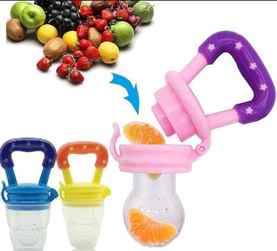 Baby Fruits Feeder Silicone Food Bite Fruit Pacifier Teether Nipple Bottle 1pcs_img_0