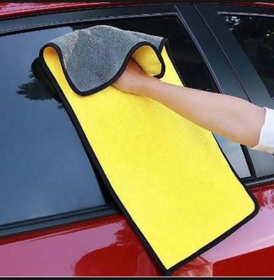 60X30 cm Car Double Layer Microfiber Car Towel_img_0