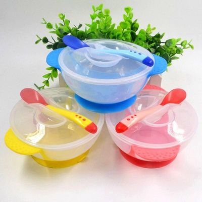 Baby Feeding Spoon and Bowl (1 PCS )- Multicolor_img_0