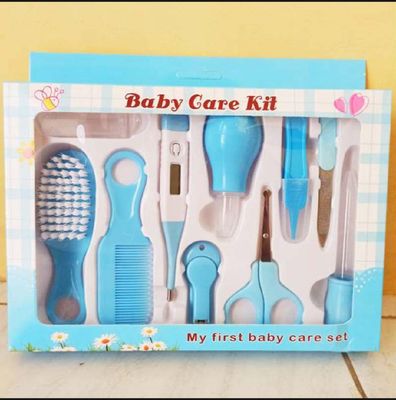 10 Pcs New-born Baby Kids Health Care Kit Set ( Pink-Bule )_img_3