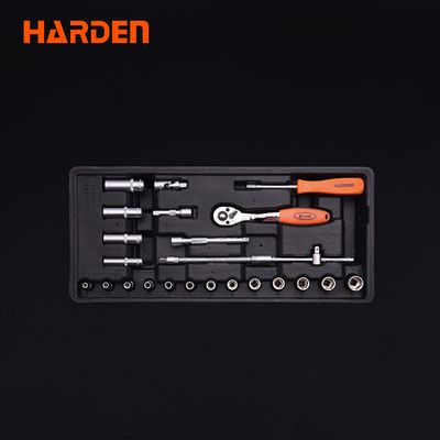 HARDEN 24Pcs 1/4" inch Drive Socket Tools Set Wrench Set 520631_img_1
