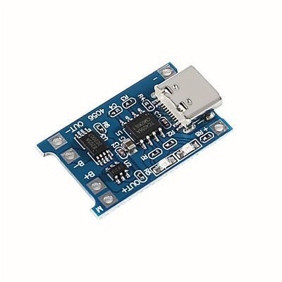 TP4056 ETA9640 Lithium Battery Charger Board with Battery Protection Type C and Micro USB Charging Port 5V 1A using mini UPS Circuit for wpg Onu Router_img_1