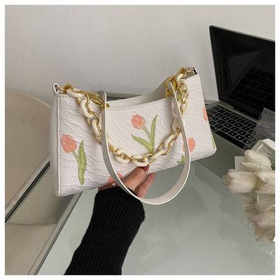 Tulip print shoulder bag_img_3