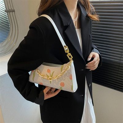 Tulip print shoulder bag_img_4