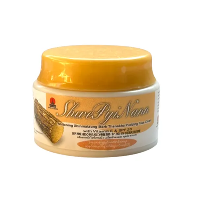 Shwe Pyi Nann Whitening Shinmataung Bark Thanakha Pudding Face Cream_img_0