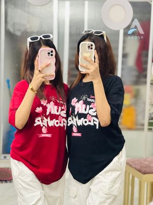 Ladies T-shirt (Sun Flower)_img_0