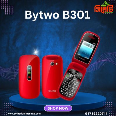 Bytwo 301 Folding Phone Dual Sim (Red Color)_img_0