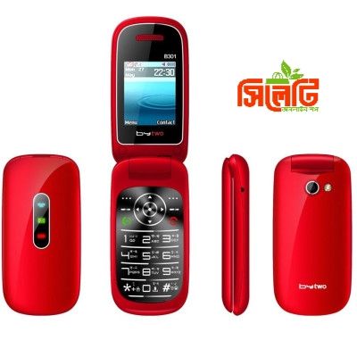 Bytwo 301 Folding Phone Dual Sim (Red Color)_img_3
