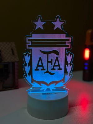 GearUP Acrylic Multicolor Night Lamp (Argentina Football Logo)_img_3