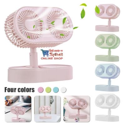 Double Motor Folding Table Top Fan_img_5