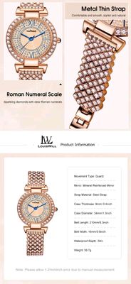💥LouisWill Steel Strap Waterproof Wristwatch_img_8