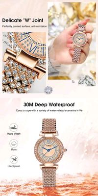 💥LouisWill Steel Strap Waterproof Wristwatch_img_9