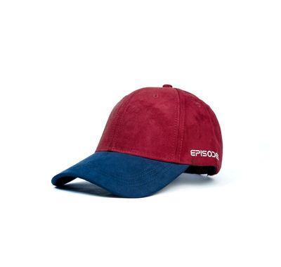 Episodes Maroon Dual Solid Suede Cap_img_0