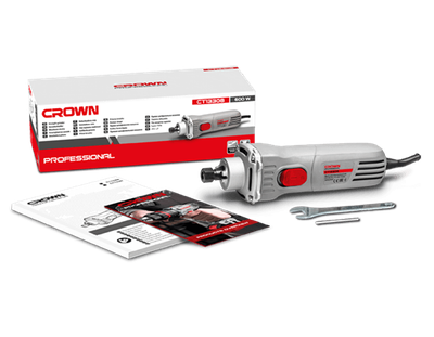 CROWN Die Grinder, 600W, 6mm, Short Neck; CT13308_img_1
