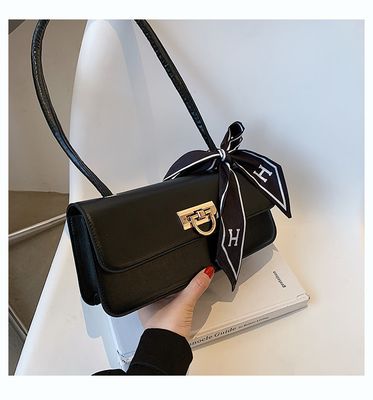 Big size  H shoulder bag with bow lase_img_4