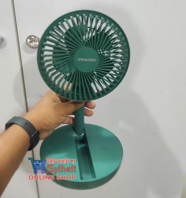 Rechargeable 5-inches Folding fan HCZ21 Green colour_img_2