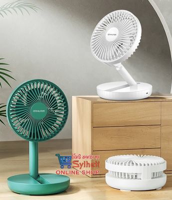 Rechargeable 5-inches Folding fan HCZ21 Green colour_img_4