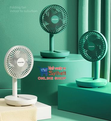 Rechargeable 5-inches Folding fan HCZ21 Green colour_img_5