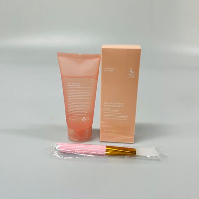 Sleep Facial Mask Collagen Sleeping Mask Face Beauty Korean Gel Collagen Overnight Wrapping Peel-Off Facial Mask_img_5