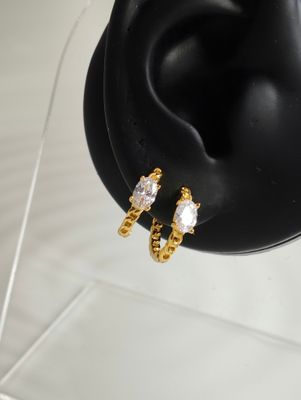EA7 hoop earrings - 1.3 cm_img_1
