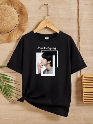 Taehyung Frame Half Sleeve T-Shirt_img_0