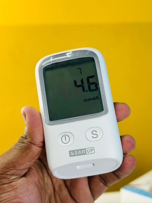 GearUP BGM-20 Diabetes Measuring Machine/ Blood Glucose Meter With 25 Test Strips_img_6