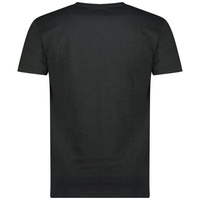 Men's T-shirt Short Sleeve, Round Neck Black_img_1