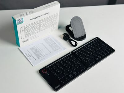 GearUP B023 Rechargeable Ultra Slim Folding Pocket Bluetooth Keyboard_img_7