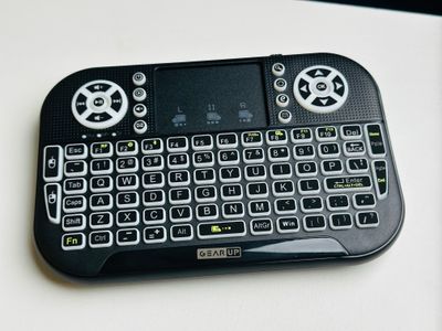 GearUP MK20 2.4GHz + Wireless Dual Mode RGB Backlit Rechargeable Mini Portable Keyboard With Touchpad_img_5