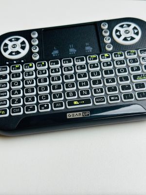GearUP MK20 2.4GHz + Wireless Dual Mode RGB Backlit Rechargeable Mini Portable Keyboard With Touchpad_img_7