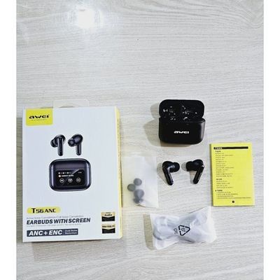 Awei T56 ANC True Wireless Earbuds – Black_img_1
