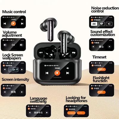 Awei T56 ANC True Wireless Earbuds – Black_img_2