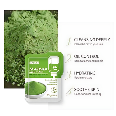 LAIKOU Matcha Mud mask - 5g - 1Pcs_img_1