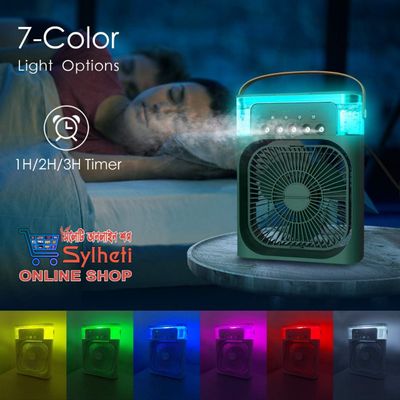 3 In 1 Air Cooling USB Fan with LED Night Light Water Fan_img_5