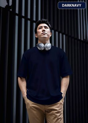 Premium Solid Color Drop Shoulder T-shirt_img_4