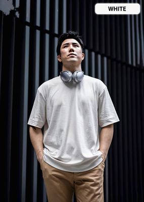 Premium Solid Color Drop Shoulder T-shirt_img_7