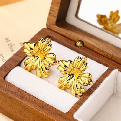 Sun stud earrings_img_2