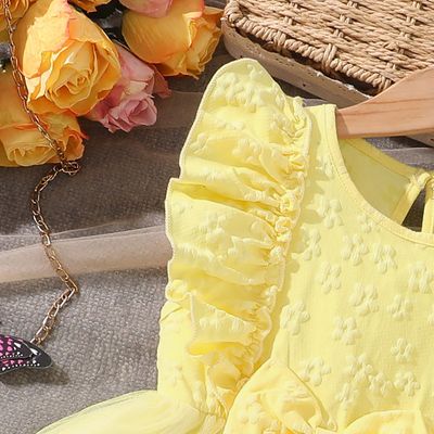 Imported ✨ Girls' Summer Sleeveless Lace & Mesh Princess Dress_img_5