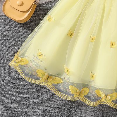 Imported ✨ Girls' Summer Sleeveless Lace & Mesh Princess Dress_img_9