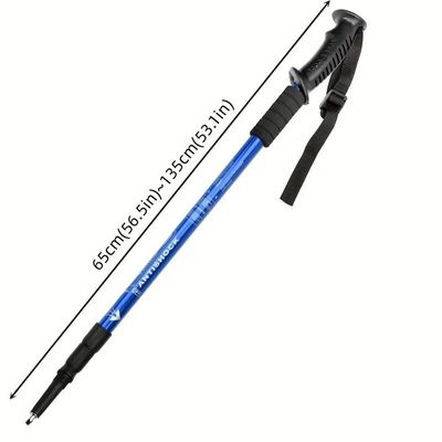 WildCork Adjustable Hiking Pole – Lightweight Anti-Shock Trekking & Walking Stick for Outdoor Travel_img_4