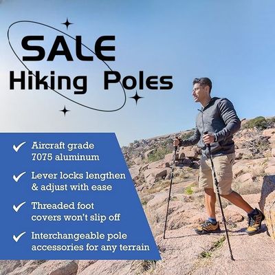 WildCork Adjustable Hiking Pole – Lightweight Anti-Shock Trekking & Walking Stick for Outdoor Travel_img_6