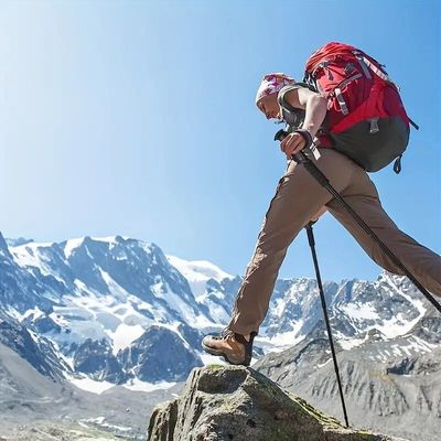 WildCork Adjustable Hiking Pole – Lightweight Anti-Shock Trekking & Walking Stick for Outdoor Travel_img_7