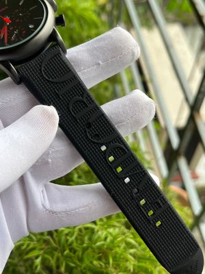 ARMANI CHRONO FULL BLACK SILICONE BELT (AA)_img_3