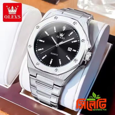 OLEVS 3613 Luxury Business Watch for Man Sport Stainless Steel Men Watch Luminous Date Watches Quartz Clock Reloj_img_3