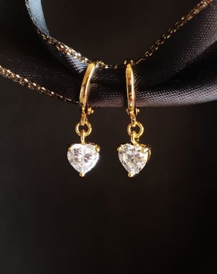 Heart charm earrings_img_0