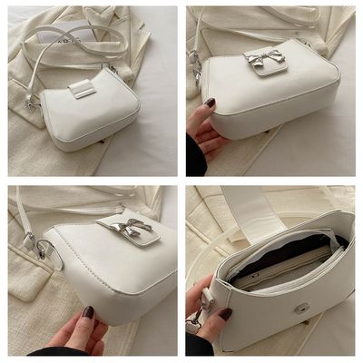 Trendy Bow bag with long belt_img_5