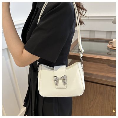 Trendy Bow bag with long belt_img_6