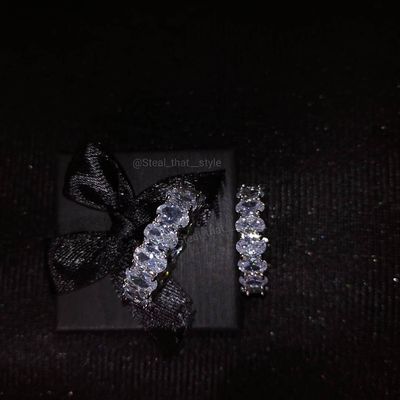 Oval cut band ring_img_0